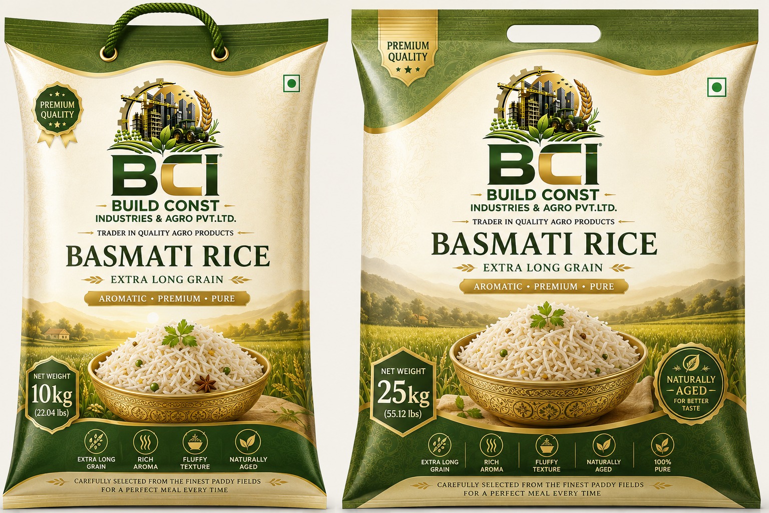 BCI Premium Basmati Rice – Extra Long Grain | Aromatic | Premium Quality